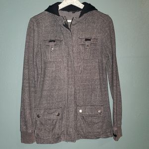 EMPYRE women's gray hooded jacket